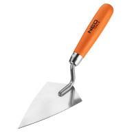 Spackelspade, skarp, 140 x 80 mm, trähandtag
