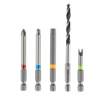 Energy+ set in an aluminum suitcase: drill/screwdriver 2x18V/2.0Ah, 10 mm, detachable handle + 109 accessories

Energisats i en 