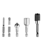 Energy+ set in an aluminum suitcase: drill/screwdriver 2x18V/2.0Ah, 10 mm, detachable handle + 109 accessories

Energisats i en 