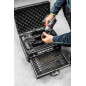 Energy+ set in an aluminum suitcase: drill/screwdriver 2x18V/2.0Ah, 10 mm, detachable handle + 109 accessories

Energisats i en 