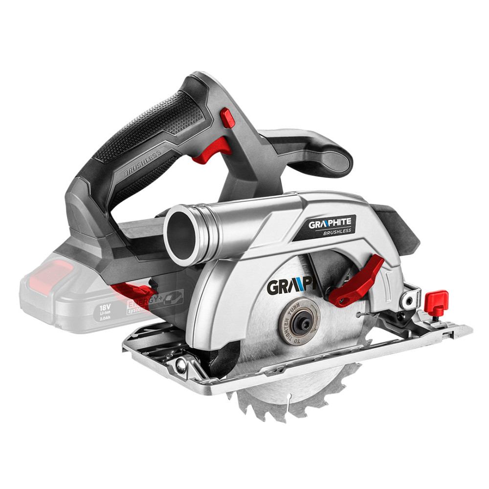Batteridriven cirkelsåg Energy+ 18V, Li-Ion, skiva 165 x 20 mm, utan batteri