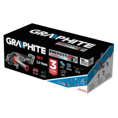 Trådlös borstlös vinkelslip Energy+ 18V, Li-Ion, 125 mm skiva, utan batteri