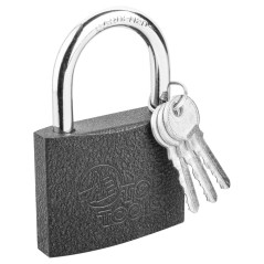 Lås 75 mm, 2 nycklar