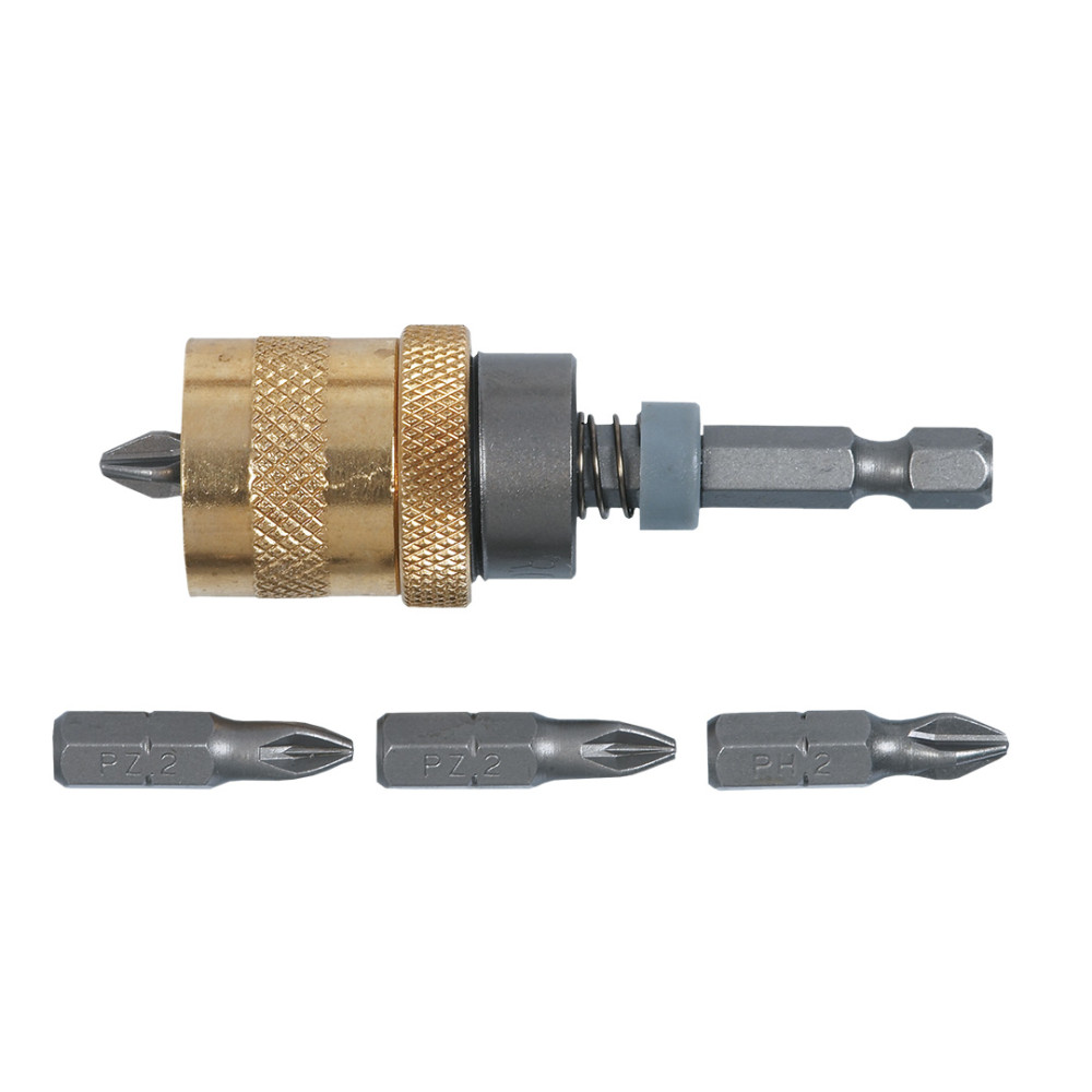 Uchwyt do końcówek, 1/4', 65 mm, zestaw 5 szt. Uchwyt do końcówek, 1/4', 65 mm, zestaw 5 szt.