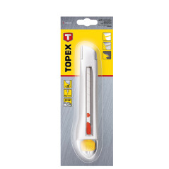 Kniv med 18 mm brytbart blad, metallkropp