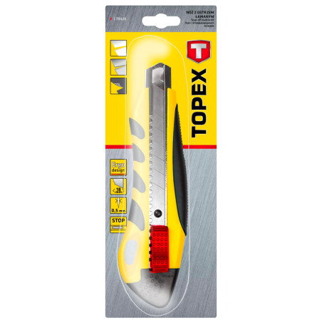 Kniv med 18 mm brytbart blad