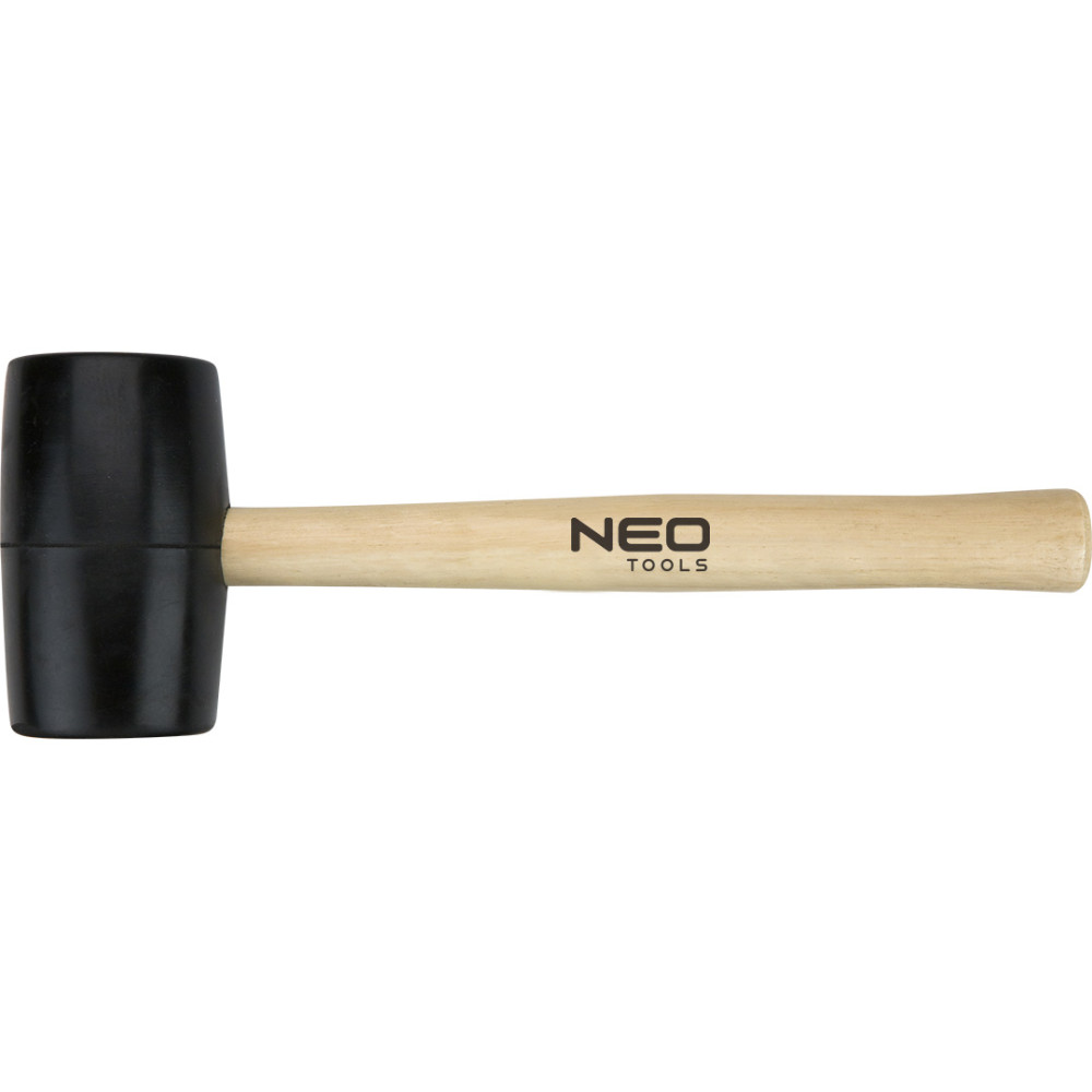 Młotek gumowy 63 mm/680 g, trzonek drewniany Młotek gumowy 63 mm/680 g, trzonek drewniany