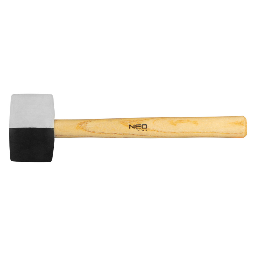 Młotek gumowy 58 mm/450 g, czarno-biała guma Młotek gumowy 58 mm/450 g, czarno-biała guma