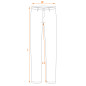 Korta jeansshorts, storlek XL