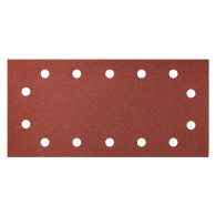 Slipande sandpapper med kardborre 115 x 230 mm, K180, 5 st, med hål