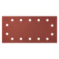 Slipande sandpapper med kardborre 115 x 230 mm, K180, 5 st, med hål