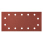Slippapper med kardborreband 115 x 230 mm, K240, 5 st, med hål