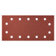 Slippapper med kardborreband 115 x 230 mm, K240, 5 st, med hål