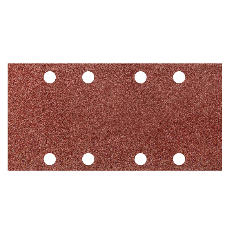 Slipande papper med kardborre 93 x 185 mm, K60, 5 st, med hål