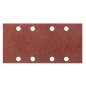 Slipande papper med kardborre 93 x 185 mm, K60, 5 st, med hål