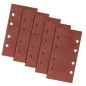 Slipande papper med kardborre 93 x 185 mm, K60, 5 st, med hål