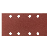 Slipande papper med kardborreband 93 x 185 mm, K180, 5 st, med hål