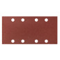 Slipande papper med kardborreband 93 x 185 mm, K180, 5 st, med hål
