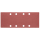 Sandpapper 93 x 230 mm, K180, 5 st, med hål