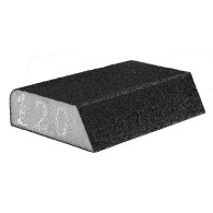 Slipande svamp 98 x 25 x 68 mm, K120, snedställd
