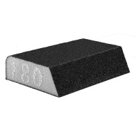 Slipmaterial 98 x 25 x 68 mm, K180, snedställd