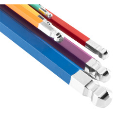 Sexkantiga nycklar 1,5-10 mm, set med 9 stycken.