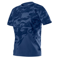 T-shirt arbetskläder Camo Navy, storlek XXL | HandlaSmidigt.se