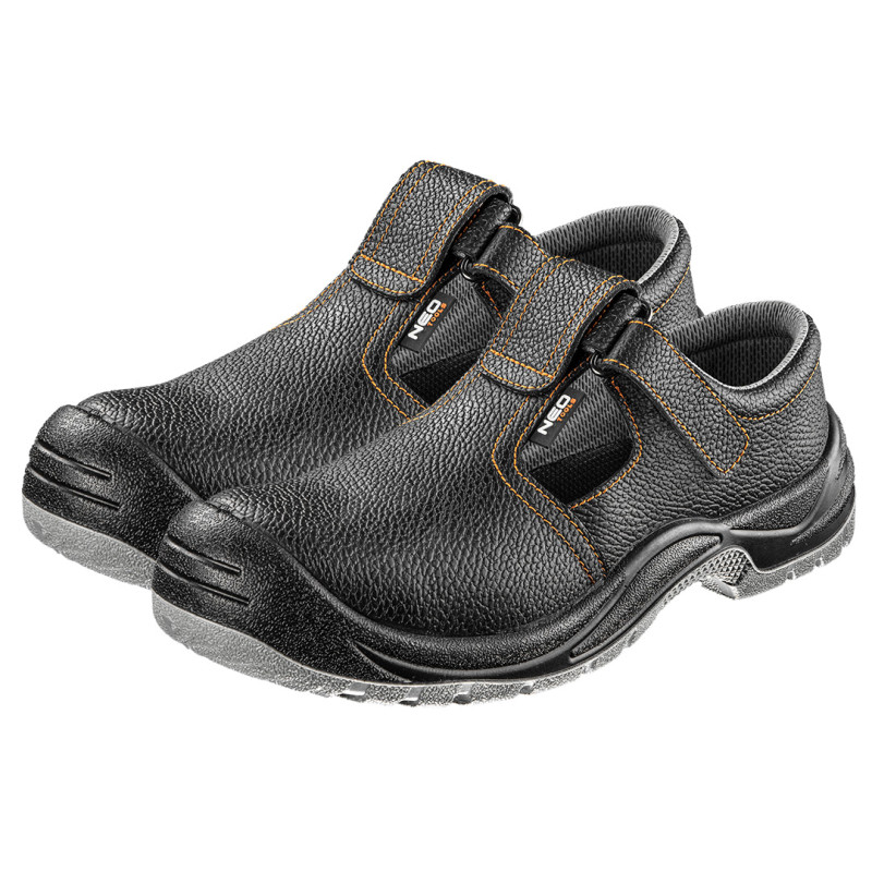 Arbetssandaler i läder, S1 SRC, storlek 41.