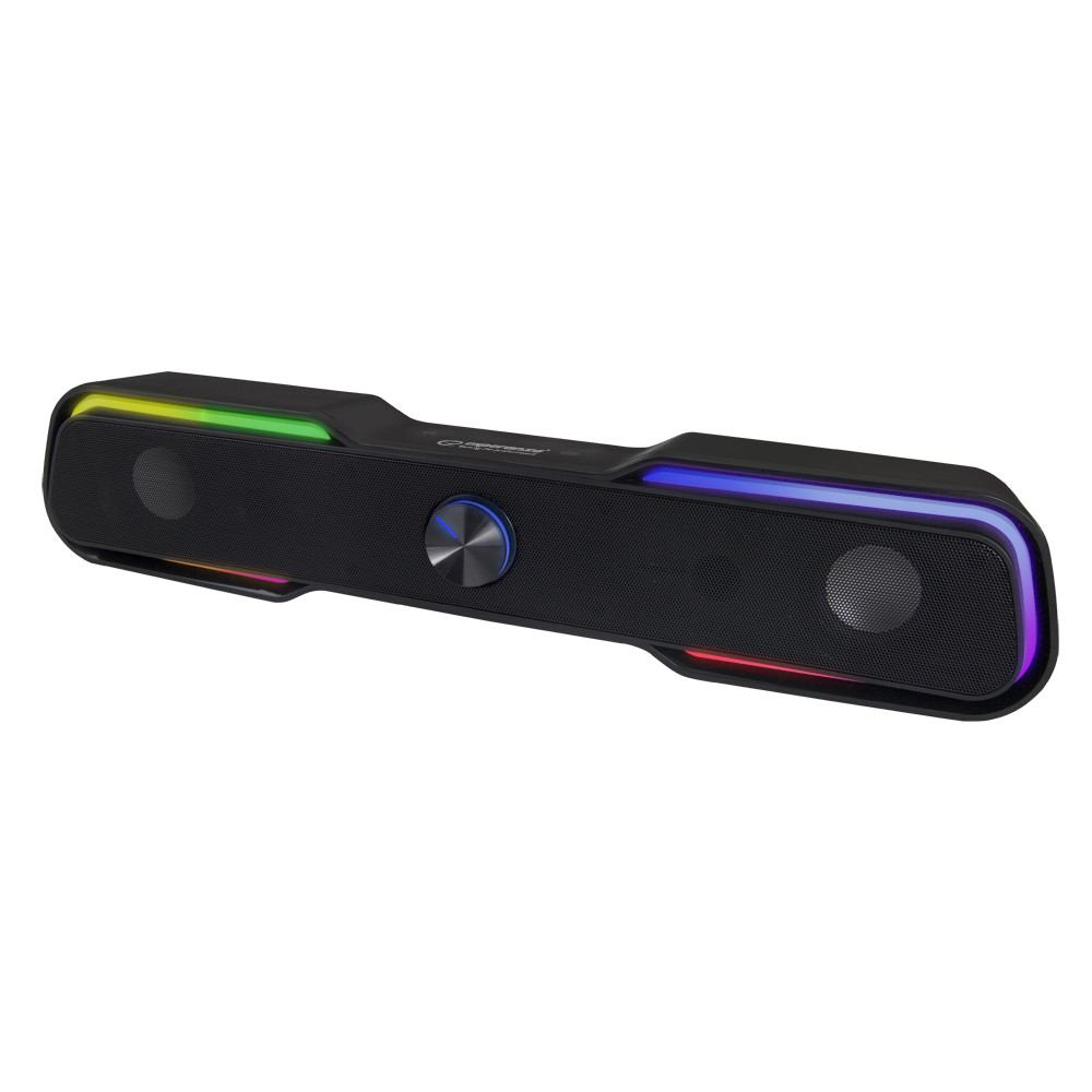 EGS101 Esperanza högtalare usb/soundbar led regnbåge apala