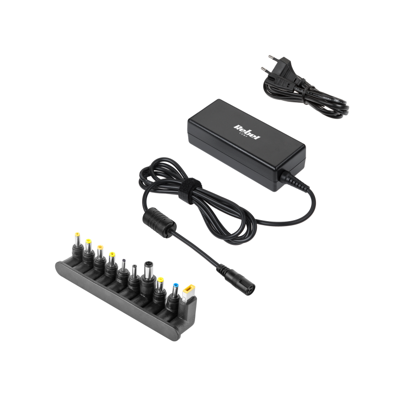 Universell strömförsörjning Rebel med 10 kontakter 65 W 18-20 V automatiskt