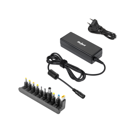 Universalnätadapter Rebel med 10 kontakter 90 W 18,5-20 V automatisk