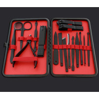 AG603E Zestaw do manicure czerwony