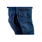 Spodnie robocze DENIM, wzmocnienia na kolanach, rozmiar XL
