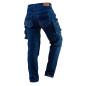 Spodnie robocze DENIM, wzmocnienia na kolanach, rozmiar XXL