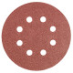 Sliprondeller 125 mm, K80, 5 st, med 8 hål.