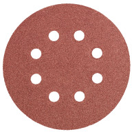 Sliprondeller 125 mm, K100, 5 st, med 8 hål.