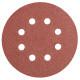 Sliprondeller 125 mm, K100, 5 st, med 8 hål.