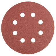 Sliprondeller 125 mm, K120, 5 st, med 8 hål.