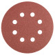 Sliprondeller 125 mm, K120, 5 st, med 8 hål.