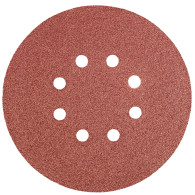 Sliprondeller 150 mm, K80, 5 st, med 8 hål.