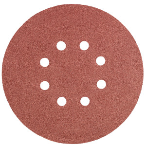 Sliprondeller 150 mm, K100, 5 st, med 8 hål.