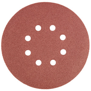 Sliprondeller 150 mm, K120, 5 st, med 8 hål.