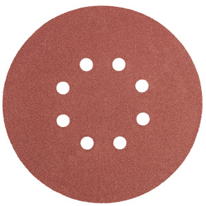 Sliprondeller 150 mm, K150, 5 st, med 8 hål.