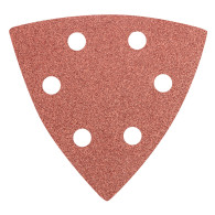 Sandpapper Delta med kardborre 93 x 93 mm K 100, 5 st, med hål