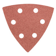 Slippapper Delta med kardborre 93 x 93 mm K 120, 5 st, med hål