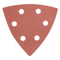 Slippapper Delta med kardborre 93 x 93 mm K 240, 5 st, med hål