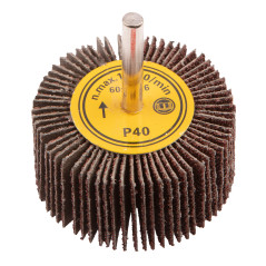 Sliprondell med skaft, 60 x 30 mm, K40