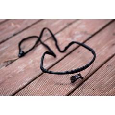 Skyddsglasögon, vita, justerbara öronskydd, motståndsklass F