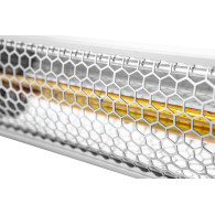 Promiennik 2000W, IP55, element grzejny golden halogen lamp, pilot, regulacja mocy 2 poziomy
