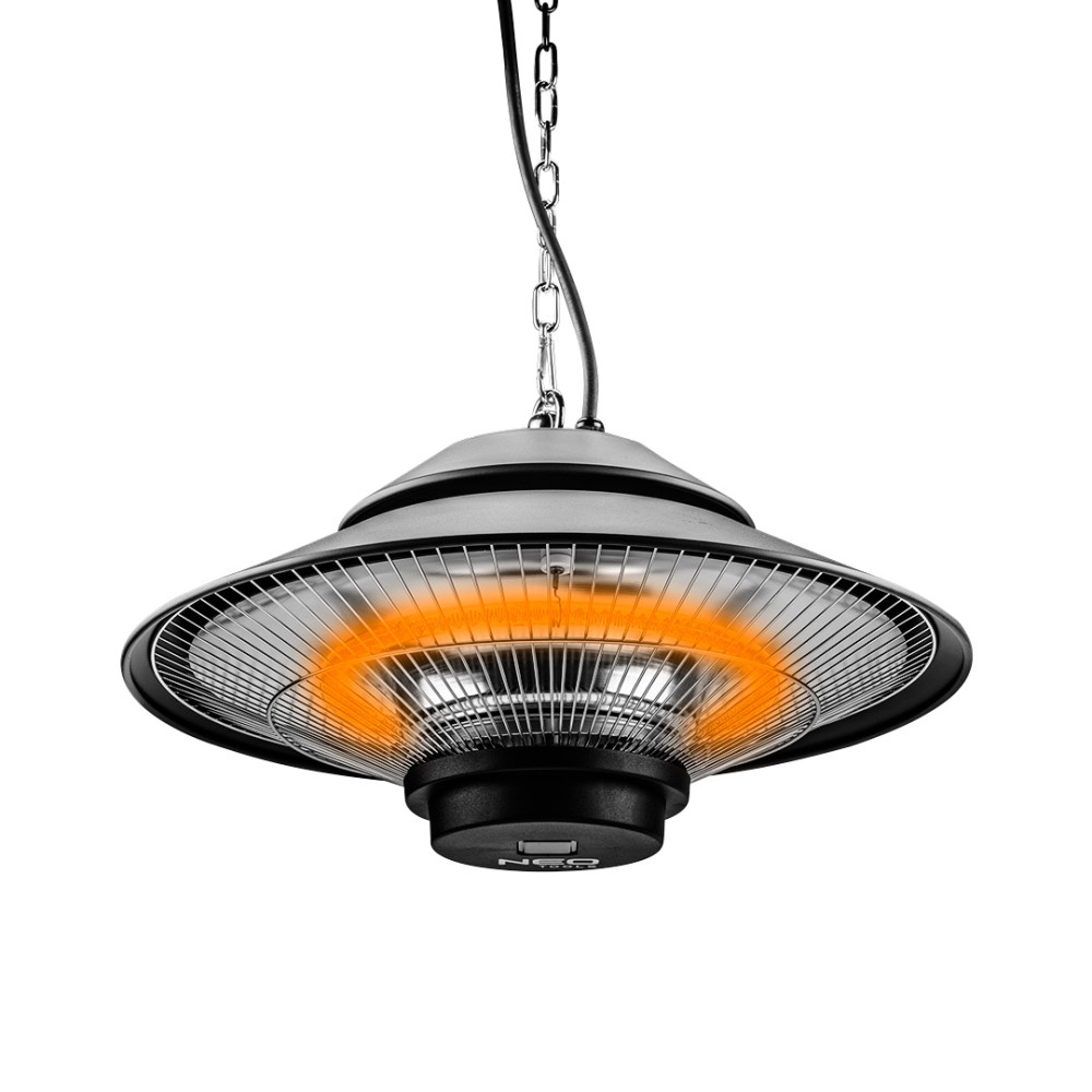 Strålkastare 1500W, takmonterad, IP44, fjärrkontroll Strålkastare 1500W, takmonterad, IP44, fjärrkontroll